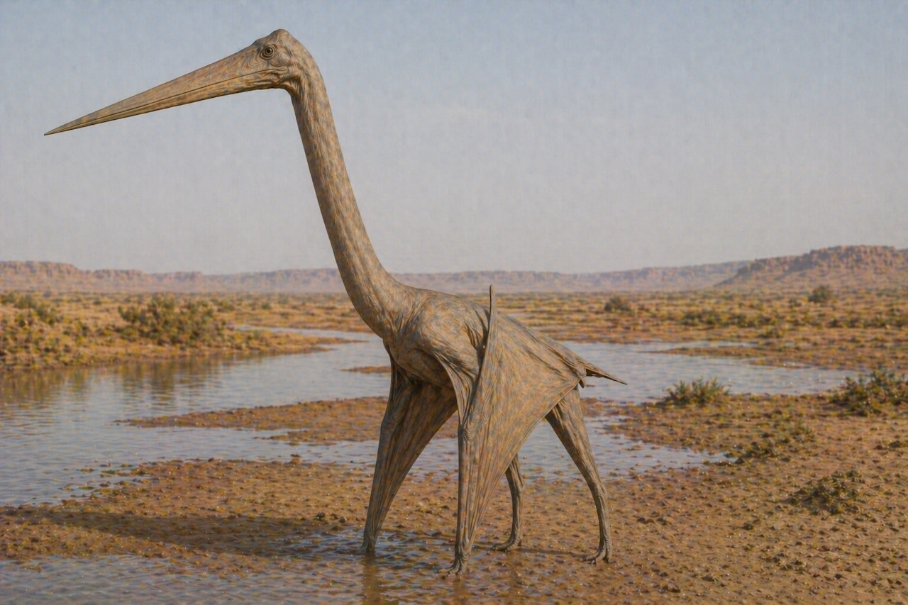 Alanqa saharica — Marokon Kem Kem -altaalta löytynyt azhdarchidipterosaurus myöhäisliitukauden Saharan ekosysteemistä
