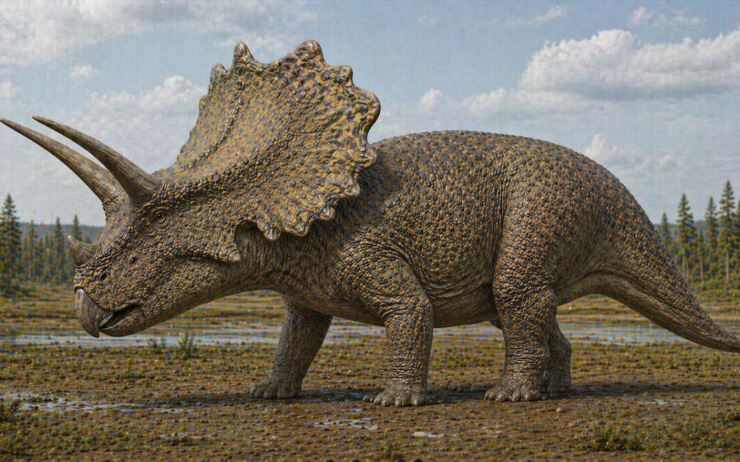 Anchiceratops — Suorakulmainen otsasuojus
