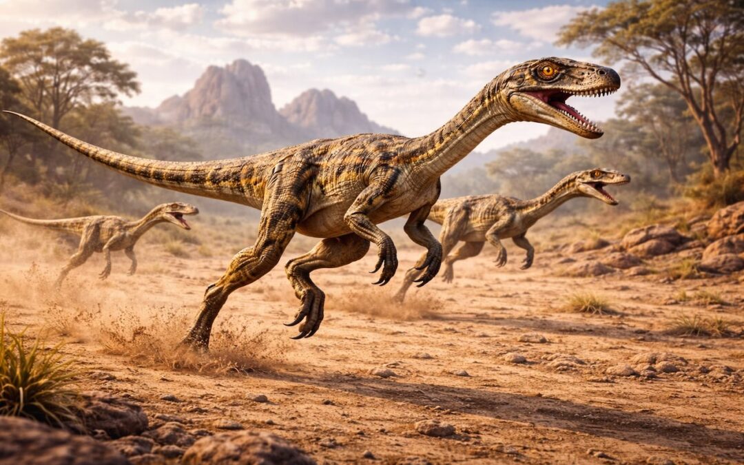 Coelophysis – Ghost Ranchin laumasaalistaja