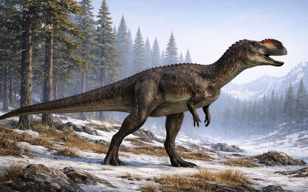 Cryolophosaurus — Antarktiksen jäätunnusdinosaurus