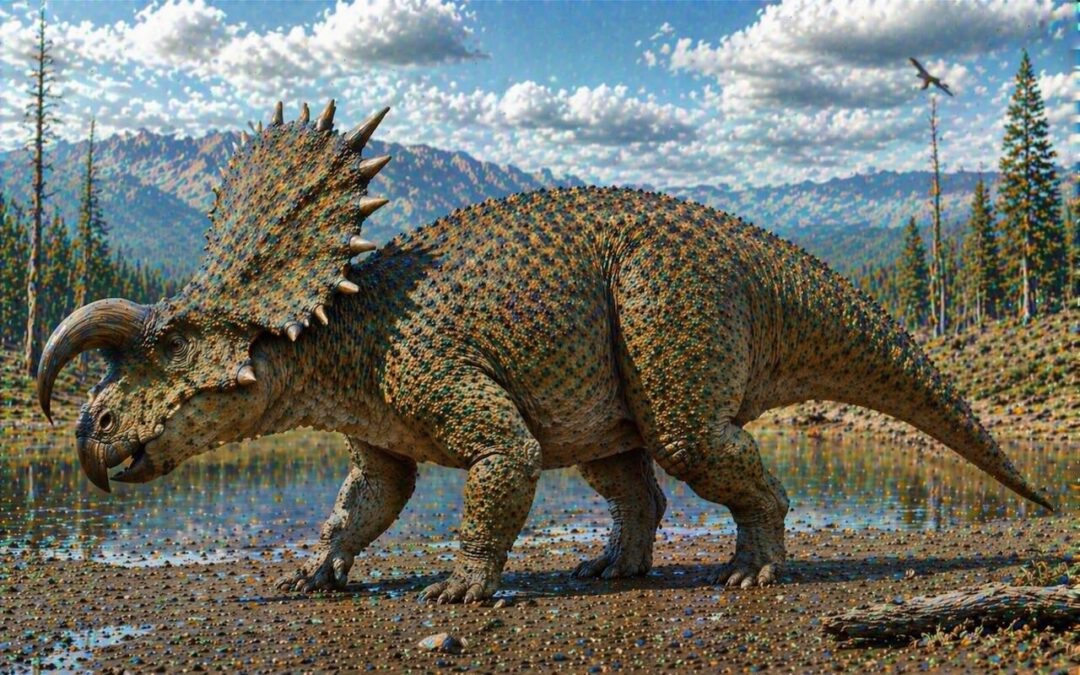 Einiosaurus — Alaspäin kaartuva sarvi