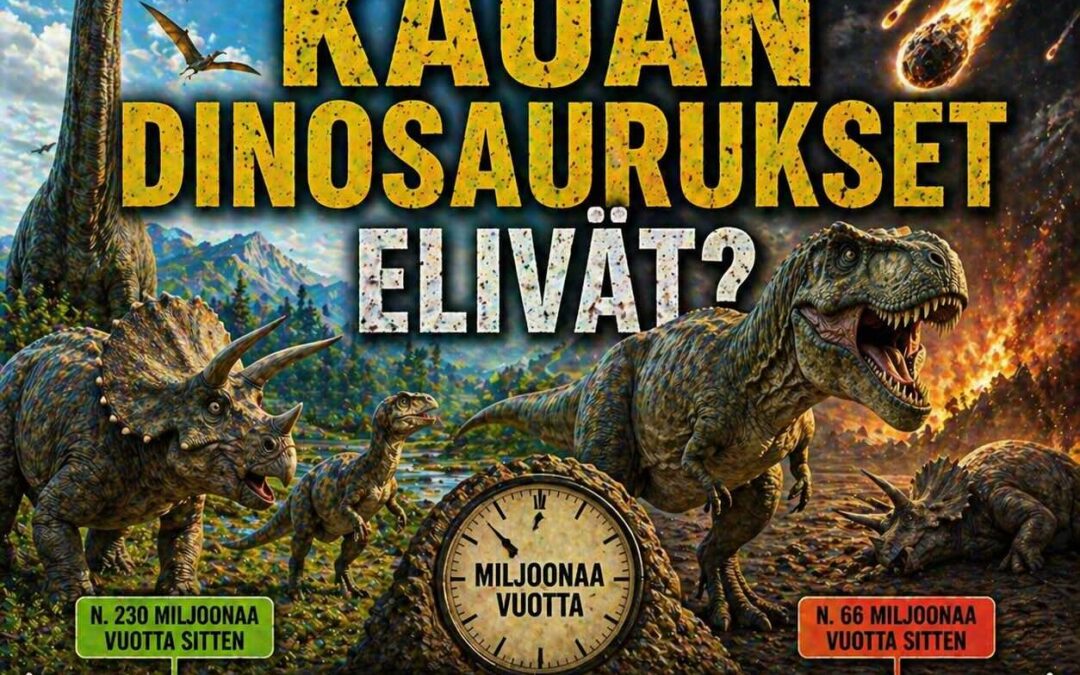 Kuinka kauan dinosaurukset elivät?