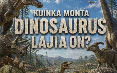 Kuinka monta dinosauruslajia on?