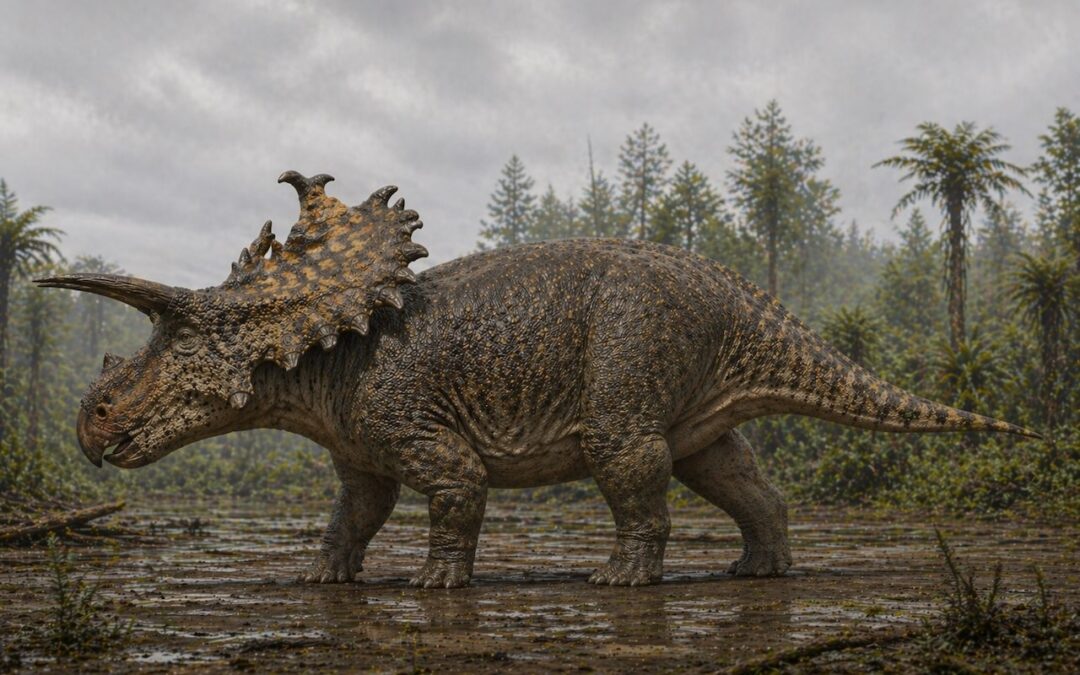 Lokiceratops — Lokin sarvet dinosauruksella
