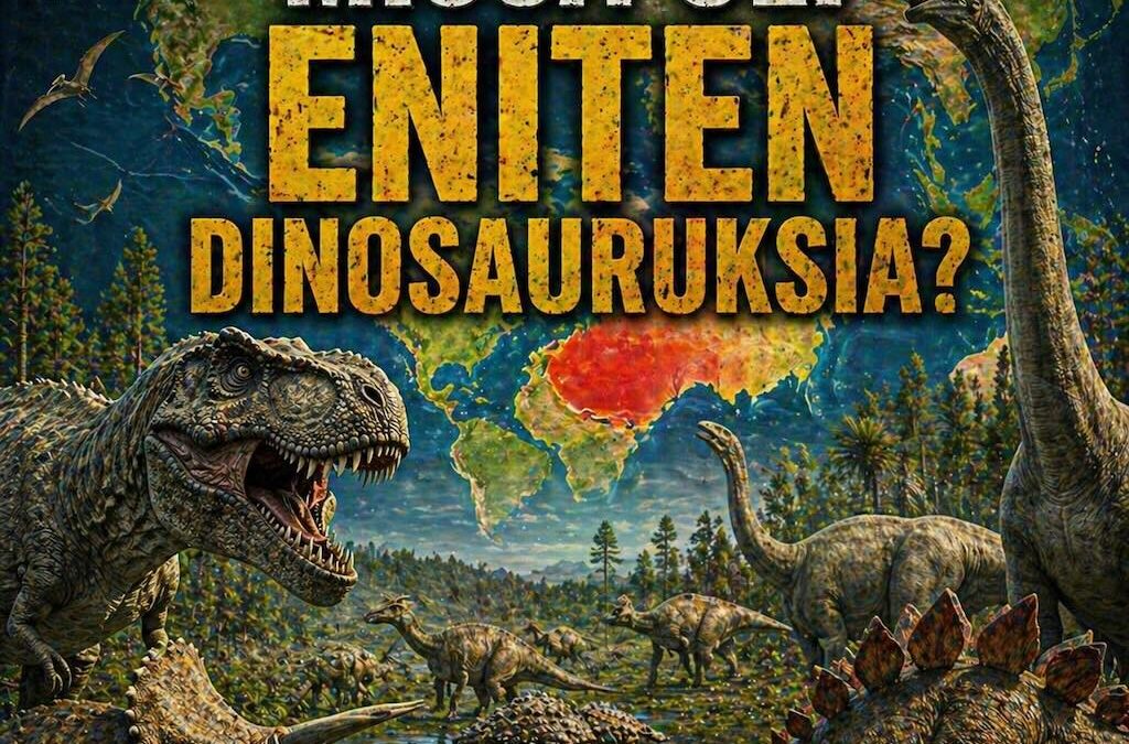 Missä oli eniten dinosauruksia?
