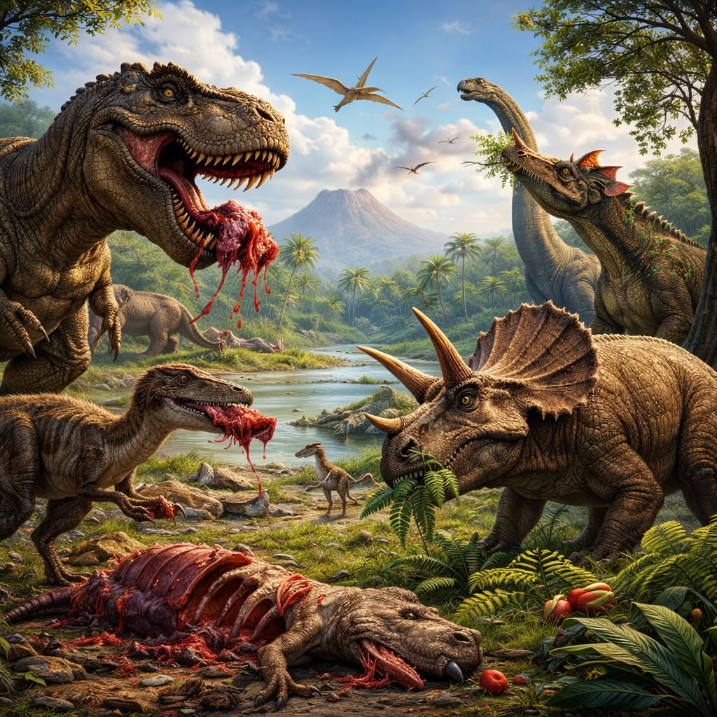 Mitä dinosaurukset söivät