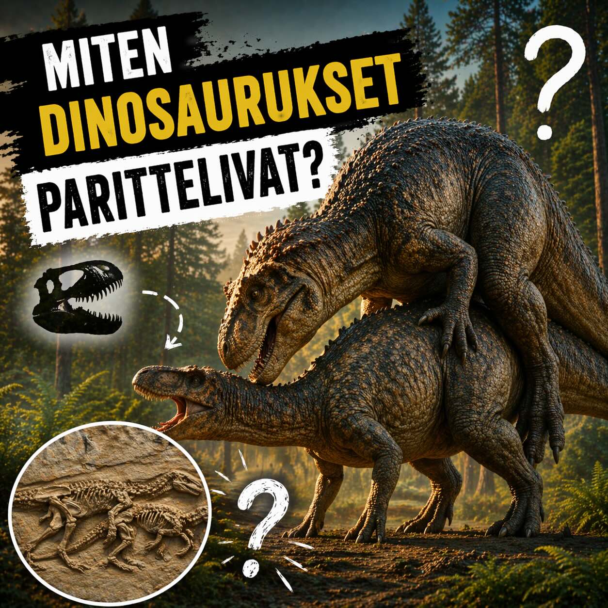 Miten dinosaurukset parittelivat