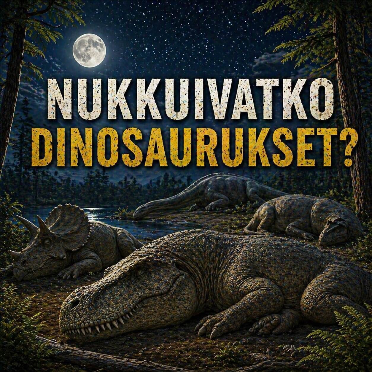 Nukkuivatko dinosaurukset