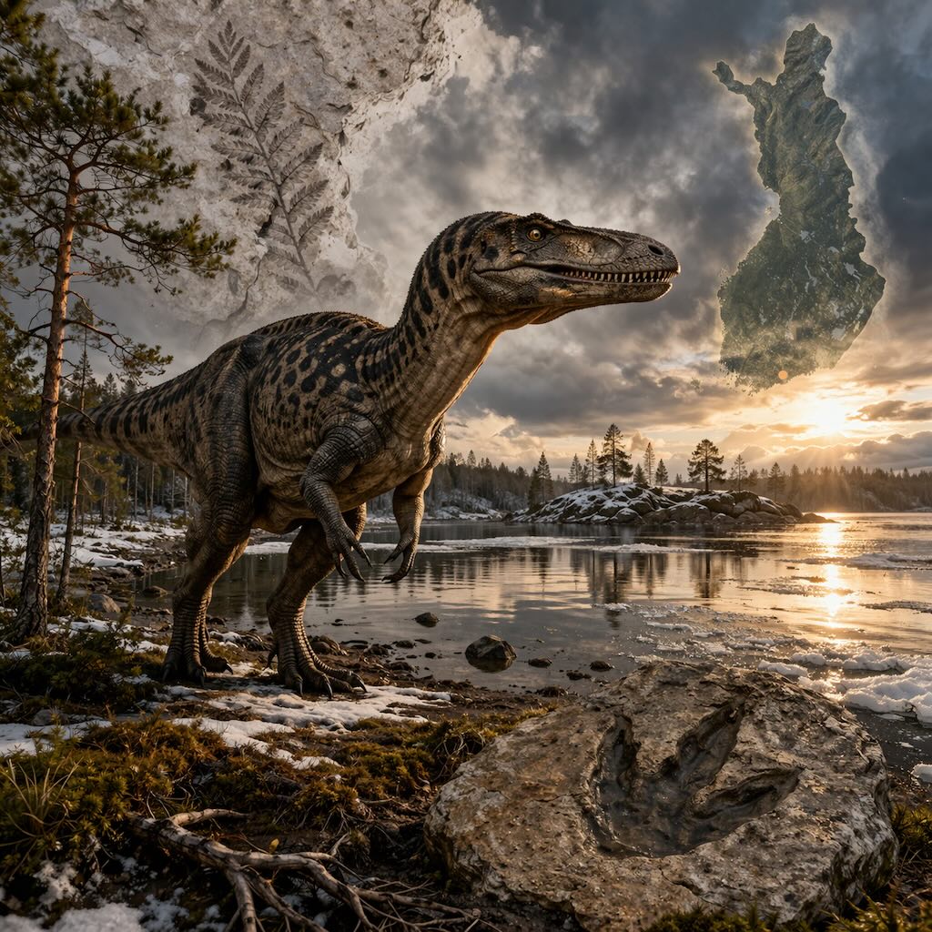 Oliko dinosauruksia Suomessa