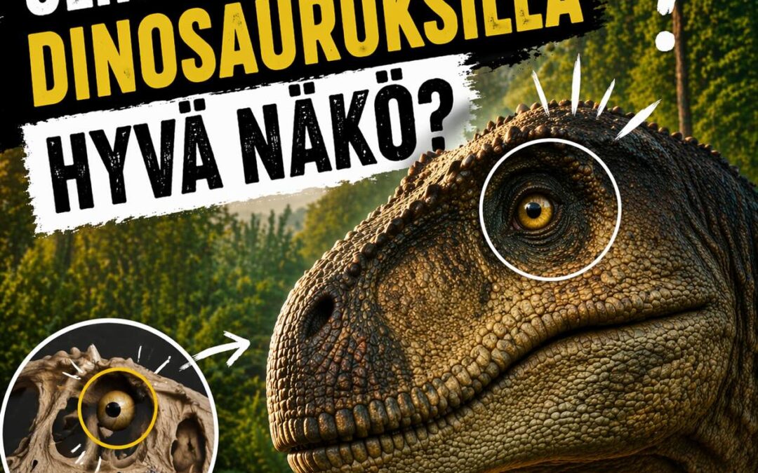 Oliko dinosauruksilla hyvä näkö