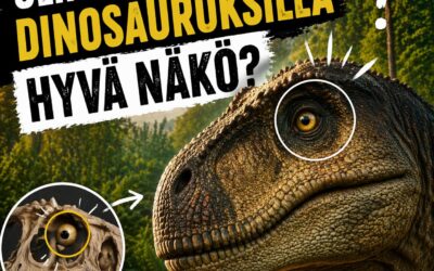 Oliko dinosauruksilla hyvä näkö