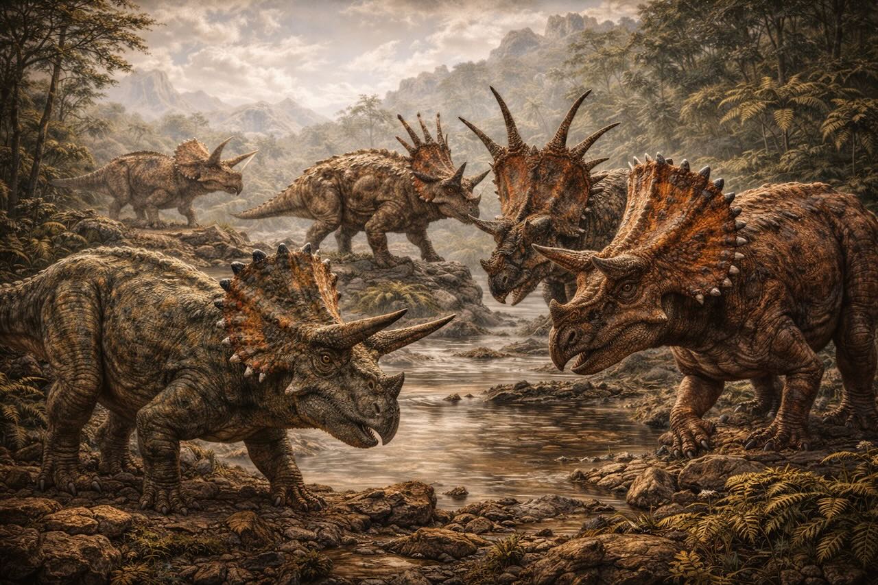 Sarvikuono dinosaurukset