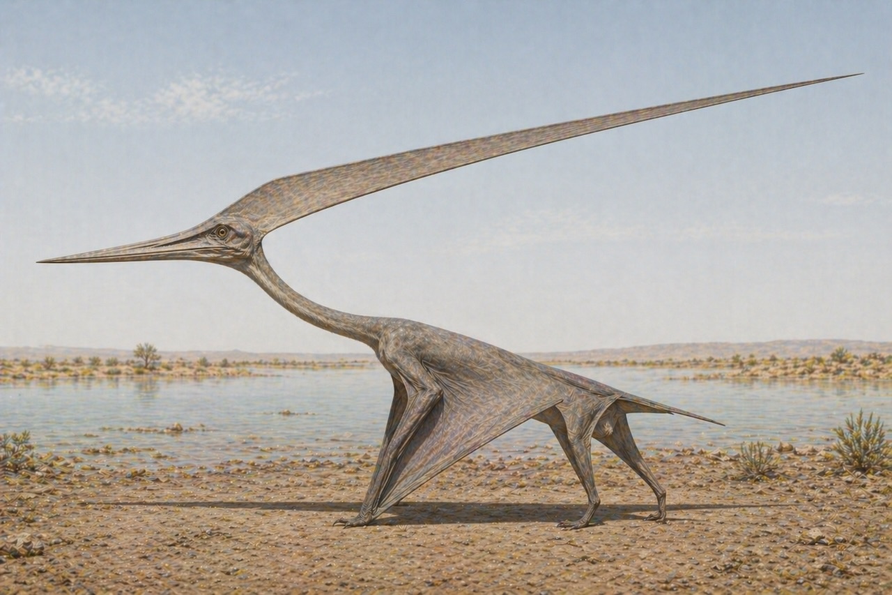 Thalassodromeus sethi — Brasilian Araripe-altaan pterosaurus valtavalla harjalla, joka muistuttaa Seth-jumalan pyhää kruunua