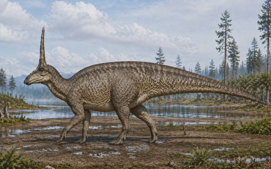 Tsintaosaurus — yksisarvi-ankannokkainen