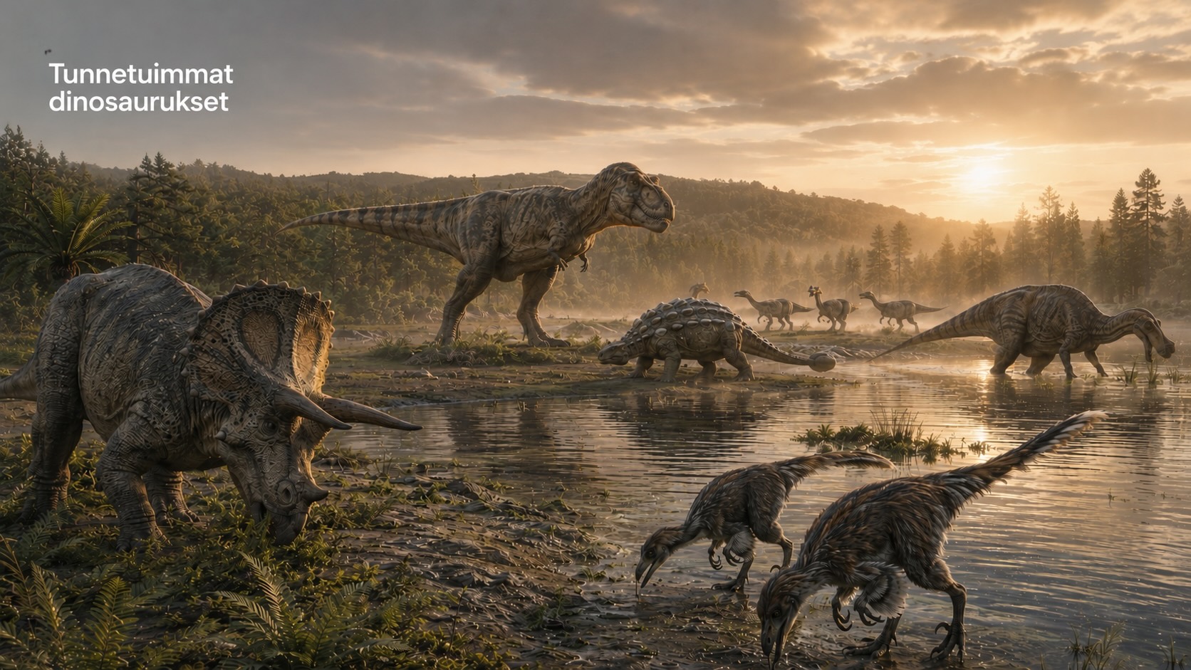 Tunnetuimmat dinosaurukset top20