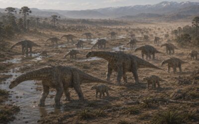 Bicharracosaurus dionidei — uusi sekamuoto-dinosaurus Patagonian aarrearkusta
