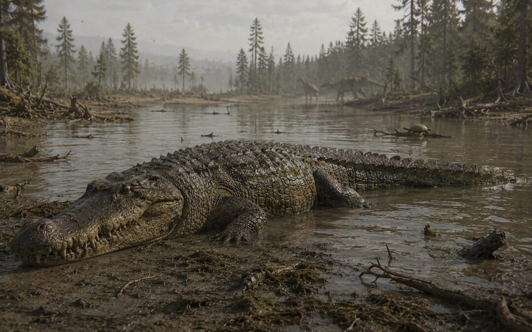 Deinosuchus — Jättikrokotiili dinosaurusten aikana