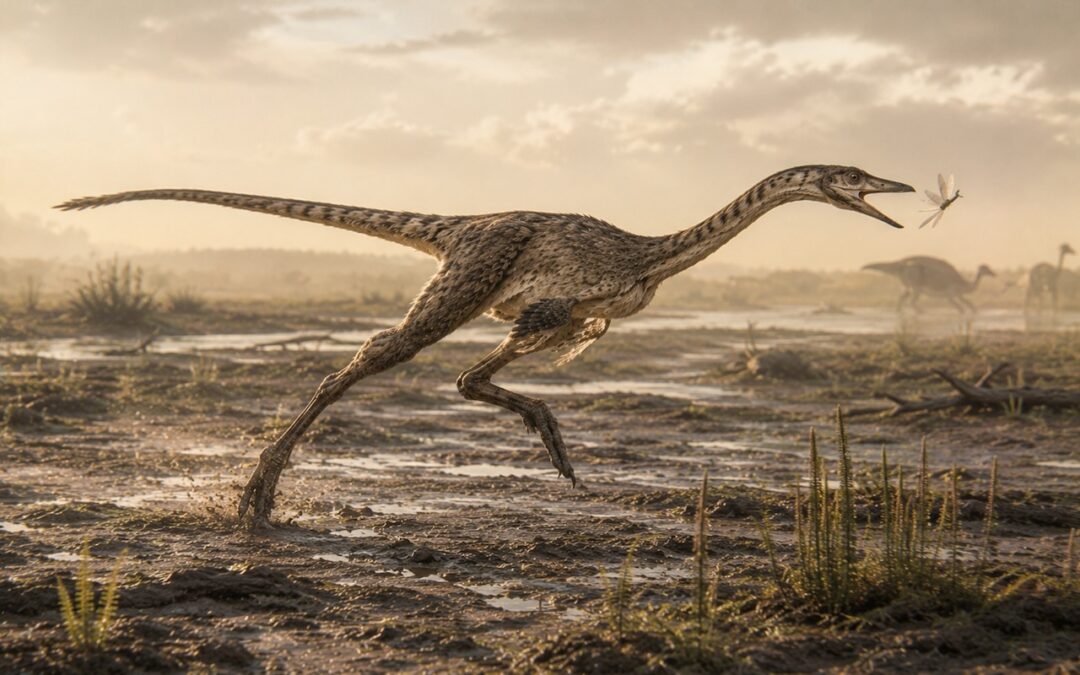 Gallimimus — Strutsin matkija dinosaurus
