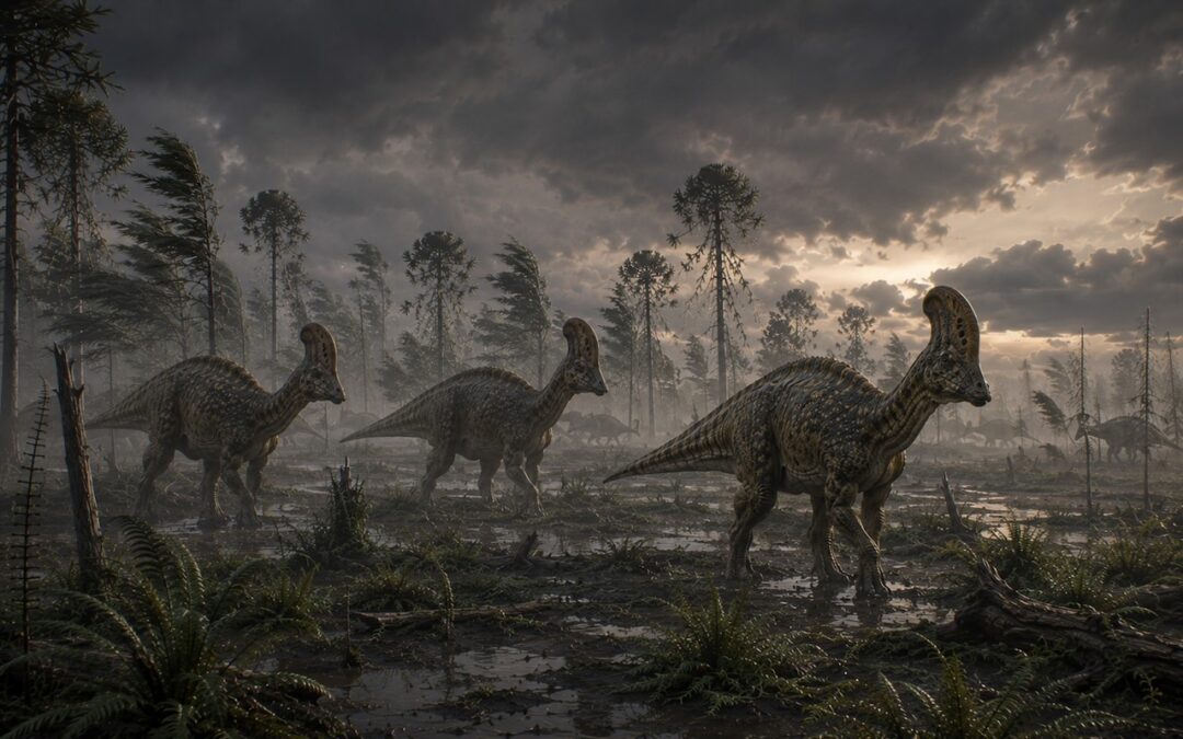Hypacrosaurus — kypäräpäinen perhe-dinosaurus
