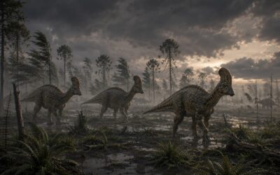 Hypacrosaurus — kypäräpäinen perhe-dinosaurus