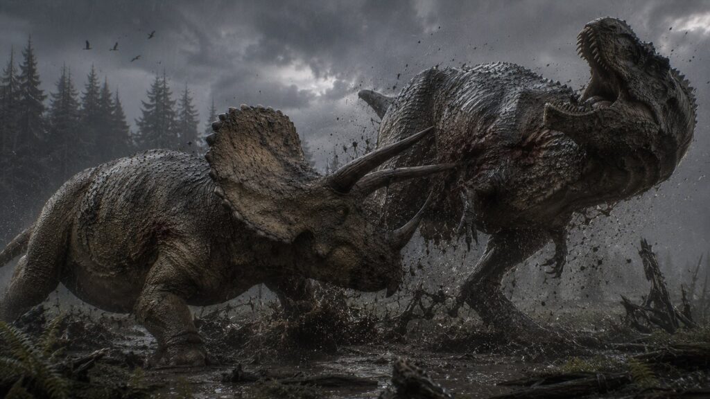 Kun Triceratops päätti hyökätä takaisin, jopa Tyrannosaurus oli voimaton