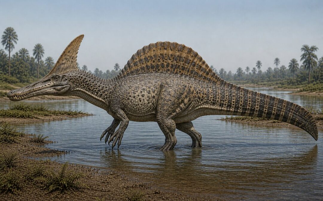 Spinosaurus mirabilis — Saharan helvetin haikara