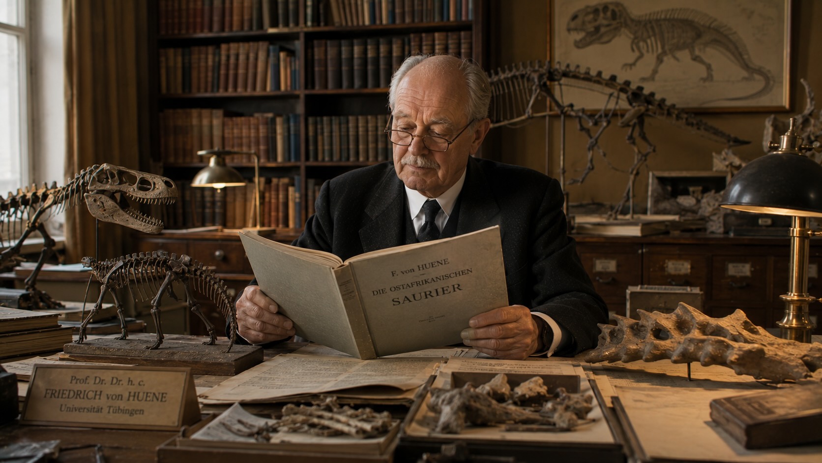 Friedrich von Huene — taiteellinen kuvitus tutkijasta