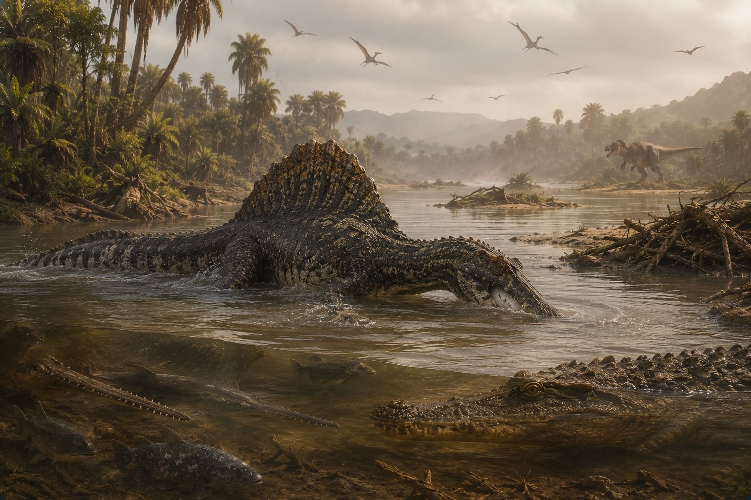 Kem Kem — Spinosaurus liitukauden jokisuistossa Marokossa
