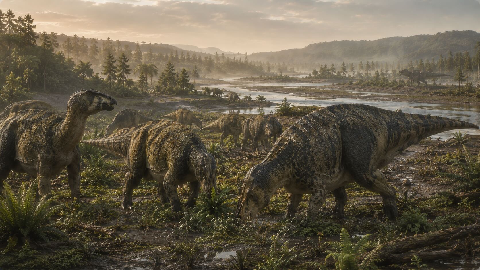 Zhucheng — Shantungosaurus-lauma ja Zhuchengtyrannus liitukauden lopun tulvatasangolla