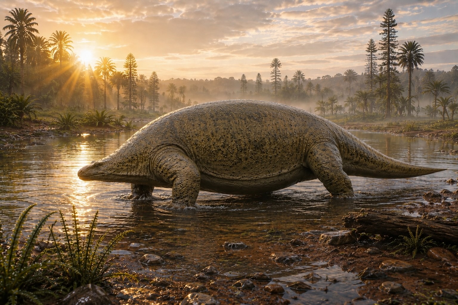 Cotylorhynchus, jättimäinen caseidi-synapsidi pienine päineen
