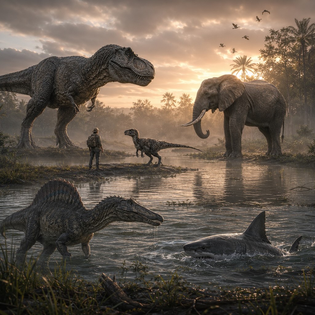 Dinosaurukset vs. nykypäivän eläimet