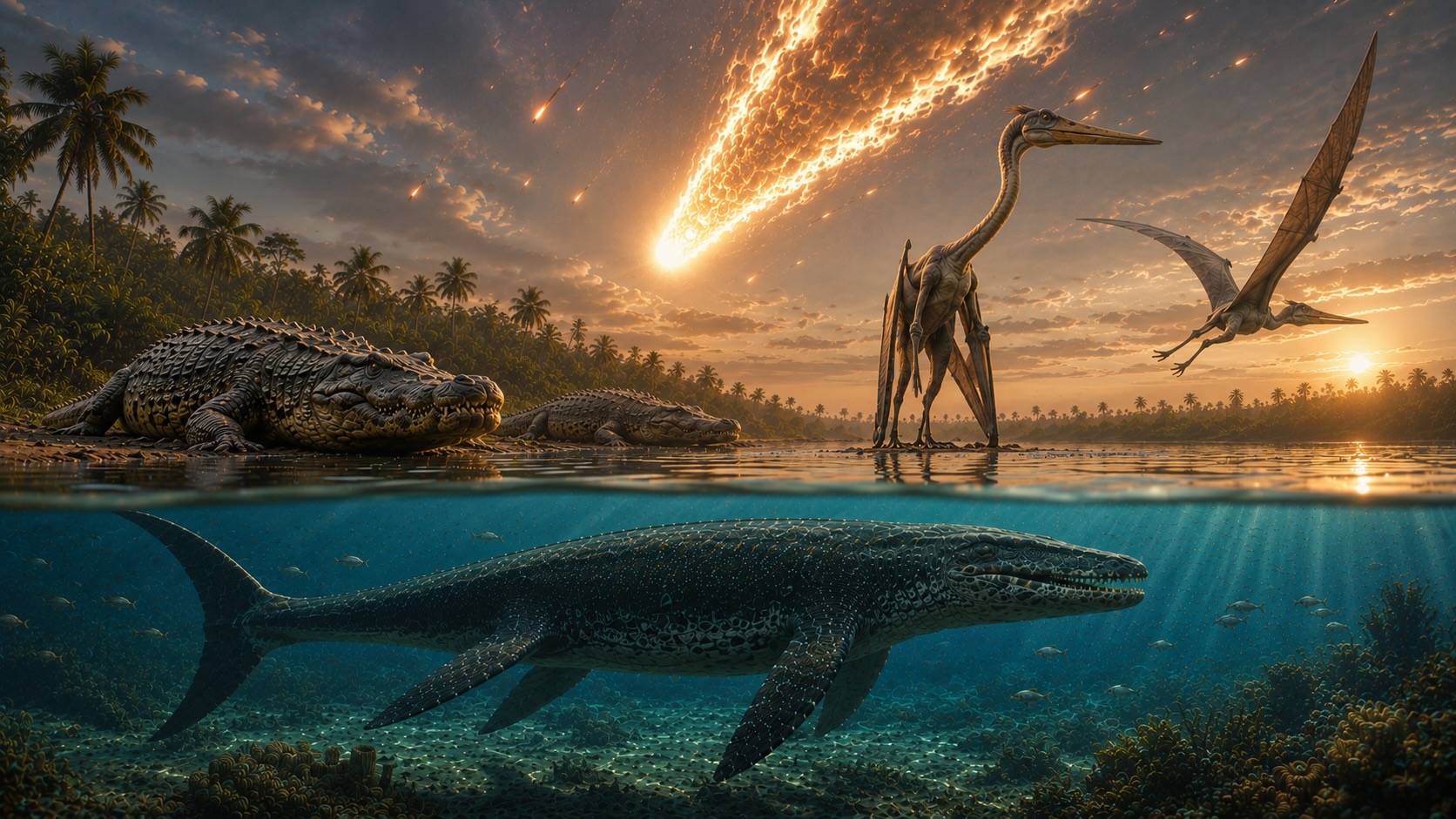 Dinosaurusten sukupuutto — Chicxulub-asteroidi