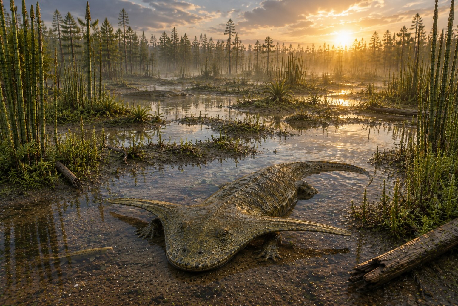 Diplocaulus, bumerangipäinen sammakkoeläin varhaisesta permistä