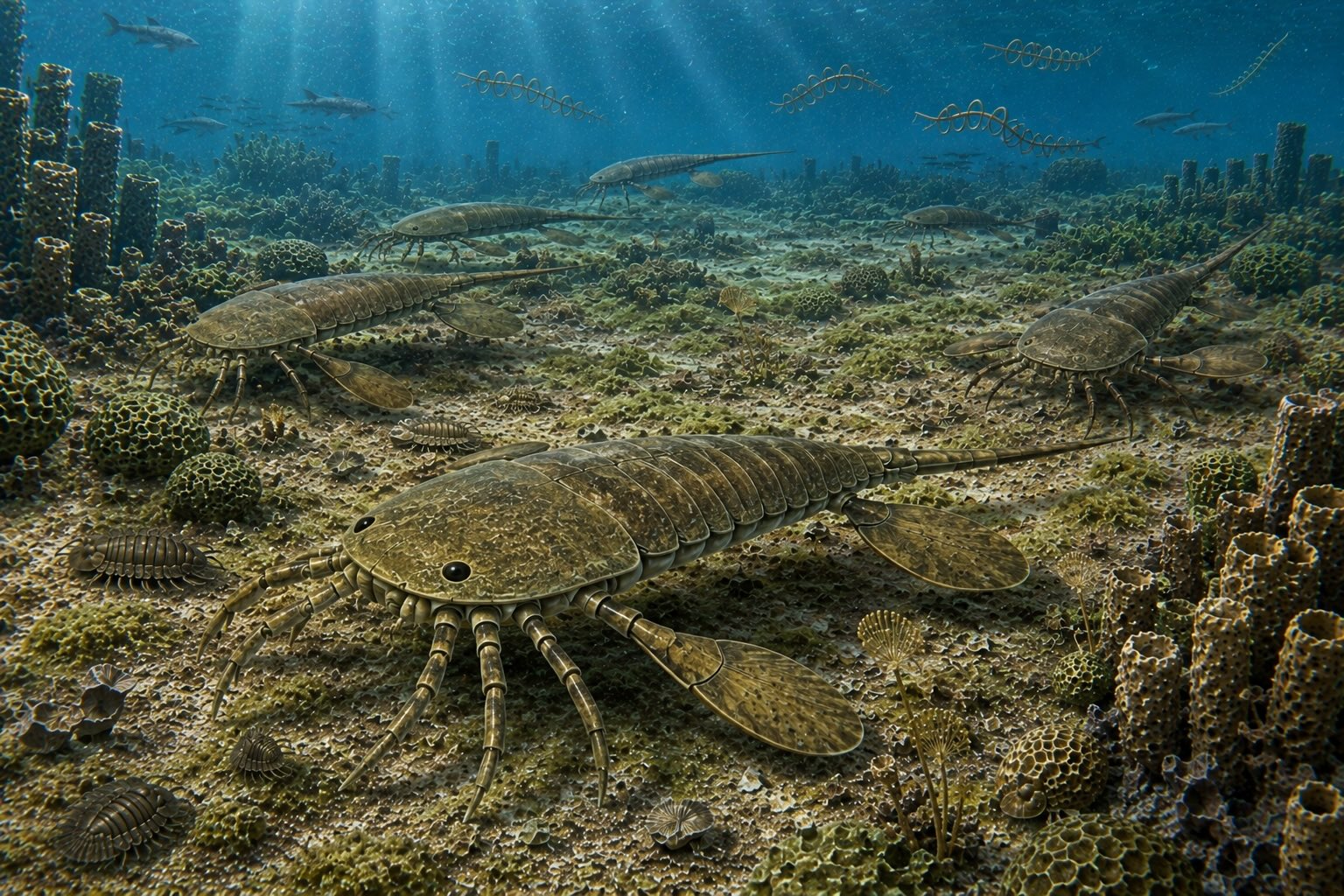 Eurypterus, siluurikauden meriskorpioni