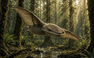 Jeholopterus — Höyhenpukuinen Kiinan pterosauri