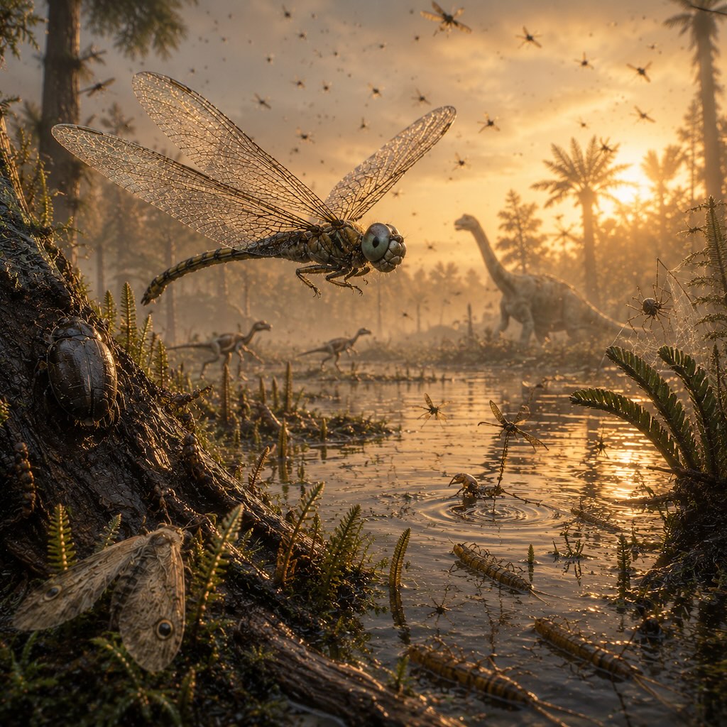 Mitkä hyönteiset elivät dinosaurusten kanssa Mitkä hyönteiset elivät dinosaurusten kanssa