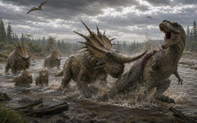 Stellasaurus ancellae – tähtikauluksinen sarvidinosaurus