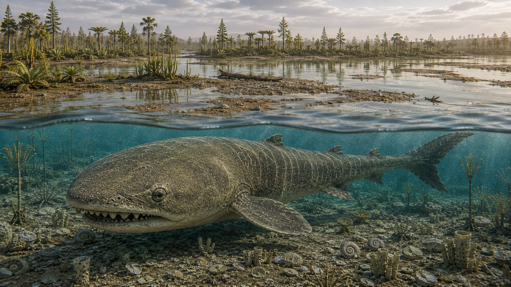 Fadenia crenulata, virtaviivainen permin rustokala ja Helicoprionin sukulainen