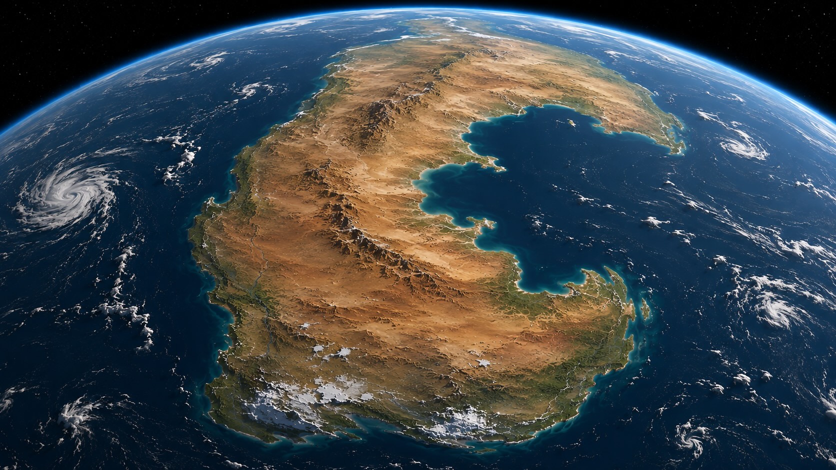 Permin maailma — Pangea-supermanner ja Panthalassa-valtameri