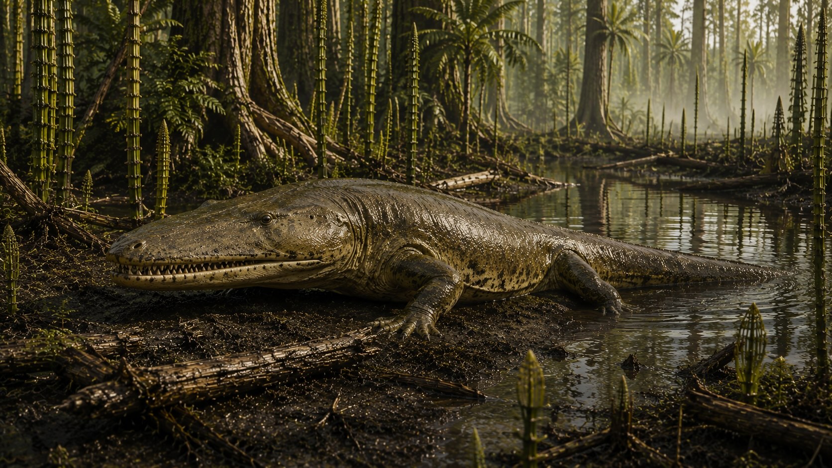 Proterogyrinus, karbonikauden vesipeto
