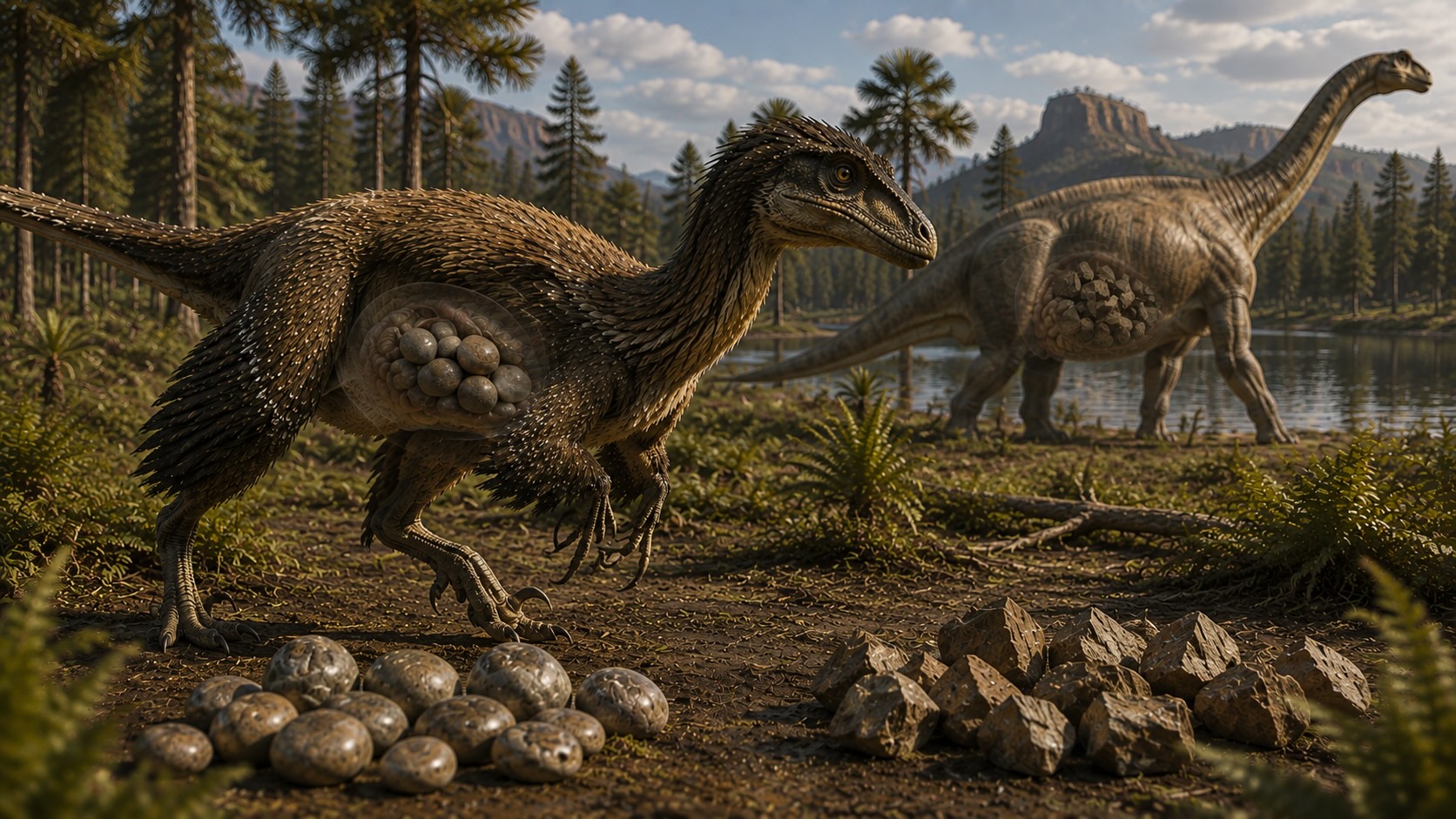 Gastroliittien muoto Gastroliittien muoto paljastaa - miten dinosaurukset sulattivat ruokansa